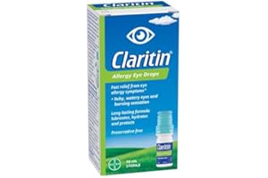 Claritin Allergy Eye Drops, Preservative-Free, Fast and Long-lasting relief, 10ml