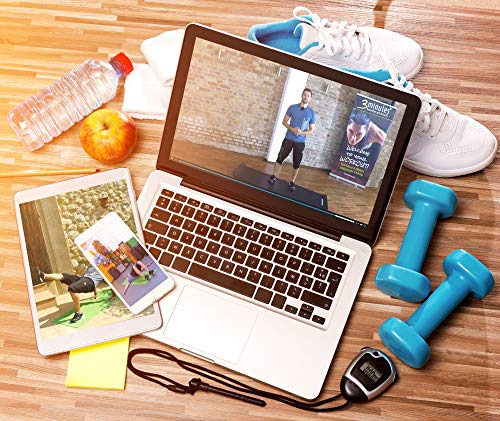 Tappetino Fitness Antiscivolo POWRX 190x60/80/100 Cm, Spessore 1,5 Cm, Ecologico, Con Tracolla E Sacca + Poster Esercizi