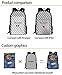 FUIBENG Ju-Jitsu Pattern Cool Children Backpack Anti-theft Zipper School Bag for Kids Girls Boys Hiking Travel Rucksack
