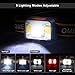 OMERIL Rechargeable Headlamp, 2.5H Quick Charge LED Hiking Headlamp Flashlight with 200 Lumen, 5 Modes, White Red Light, IPX5 Waterproof Camping Headlamp for Running, Cycling, Fishing, Kids and Adults