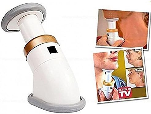 Neckline Slimmer Double Chin Remover Lightton Portable Facial Neck Line Exerciser Chin Jaw Massager Suitable for Both Men and Women