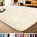 LOCHAS Ultra Soft Indoor Modern Area Rugs Fluffy Living Room Carpets for Children Bedroom Home Decor Nursery Rug 5.3x7.5 Feet, Light Champagne
