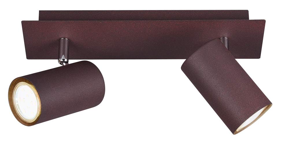 Trio Leuchten Marley 802400224 Ceiling Light Metal Rust-Coloured 1 x GU10