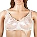 Aintle White Bra With Pocket for Silicone Breast Crossdresser Mastectomy Prosthesis 34/75(Suitable for A,B,C,D Cup)