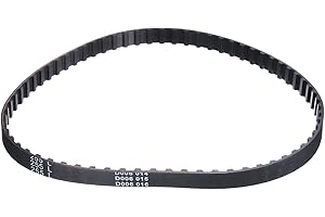 uxcell 255-L-050 L Timing Belt 25.5" Pitch Length x 0.5" Width x 0.18" Height, 68 Teeth Closed Loop Rubber Timing Belt