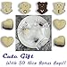 [FLASH SALE] Silicone Chocolate Candy Molds | Jelly Gummy Pudding Ice Cake Soap Ganache Baking Mold | Bonus eBOOK + Small Bags + Spatula | Non stick BPA free Professional Decorating | Many Cute Shapes