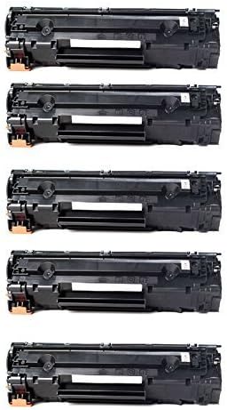 Inktonerplus@Compatible Replacement Laser Toner Cartridge for Hewlett Packard CB435A (HP 35A) Black for use in HP Laserjet P1002, P1005, and P1006 Printers (5PACK)