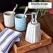 ONME Soap Dispenser Lids - Stainless Steel Mason Jar Soap Dispenser Bathroom Accessories 2 Pack Set - (Jar Not Included) (Silver)
