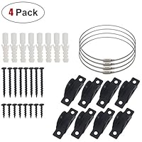 Furniture Anchors for Baby Proofing, Anti-tip Wall Anchor Kit Metal, Earthquake Tip Resistant Furniture Brackets, Furniture Secure Straps for Dresser Cabinet Bookshelf