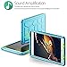 iPad Air 3 Case (10.5 Inch, 2019), iPad Pro 10.5 Case, Poetic Heavy Duty Shockproof Kids Friendly Silicone Case Cover with Pencil Holder, Corner Protection, Sound-Amplification Feature Blue