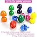 Philonext Kids Crayons Painting Egg Shape Wax Crayon, Toddlers Crayons Palm-Grip Paint Crayons, Sticks Stackable Toys Paint Crayons Painting Pencil Sticks Washable for Toddlers Kids Children (9 Color)