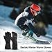 CLISPEED Winter Heated Gloves 3 Levels Temperature Control Hand Warmers Touch Screen Thermal Gloves for Skiing Cycling Riding Hunting Fishing