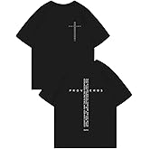 BeWithYou Kids Christian Shirts Boys Vintage Religious Faith Jesus Shirt Inspirational Bible Verse Cross Graphic Tee Tops