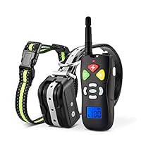 FIMITECH Dog Training Collar, Dog Shock Collar with Remote Control, 3 Training Modes, Beep, Vibration and Shock, 0~100 Levels Shock and Vibration Dog Training Set for Different Size of Dog