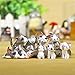 Chi Cat Toys, 9 Pcs Japanese Cute Chi's Sweet Home Cats Dolls Animal Figures Collection Toy Set For Miniature Garden Decoration(Gray)