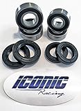 02-14 Honda TRX 400EX TRX 400X TRX 450R TRX 450ER BOTH Front Wheel Bearing and Seal Kits