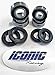 02-14 Honda TRX 400EX TRX 400X TRX 450R TRX 450ER BOTH Front Wheel Bearing and Seal Kits