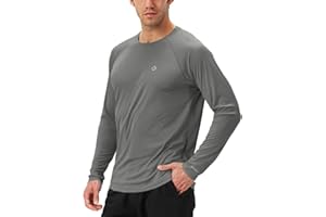 NAVISKIN Men's UPF 50+ UV Sun Protection SPF Shirts Rash Guard Water Swim Long Sleeve Shirts