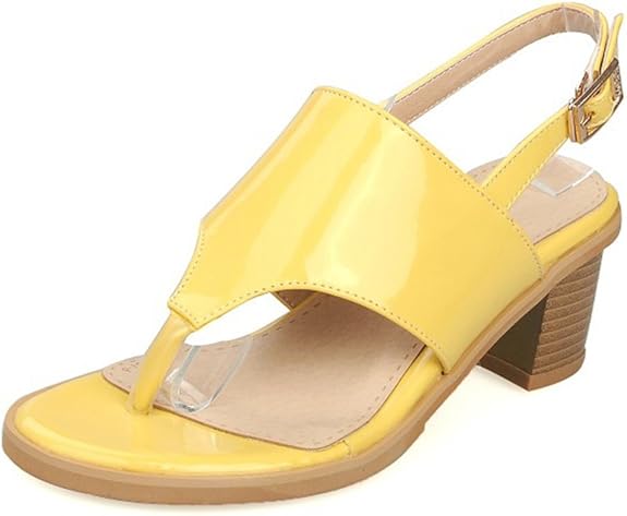 Amazon.com | XRU Women's sweet chunky thong gladiator with ankle strap slingback platform pumps 