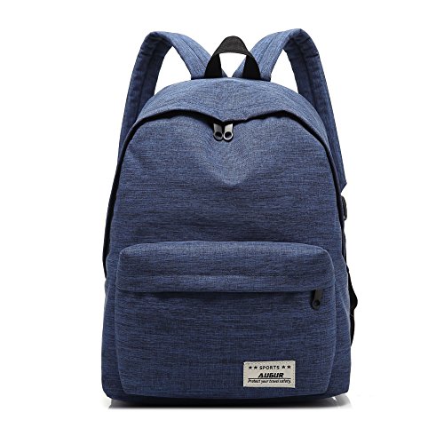 Augur casual laptop backpack light-weight classic bookb…