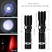 Zglon Ultra Bright Tactical Flashlight, Portable High Power Torch Flashlights 1000 lumens 7 Light Modes, Water Resistant Led Tac Light Rechargeable(18650) Battery Included for Camping Security, Emerge