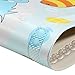 Ollieroo Bath Mat For Tub For Kids PVC Cartoon No slip Bathtub Shower Mat with Temperature Sensing White 27.5
