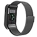 Garmin Vivoactive HR Watch Band, MoKo Milanese Loop Stainless Steel Mesh Replacement Bracelet Strap for Vivoactive HR Sports GPS Smart Watch with Unique Magnet Lock, No Buckle Needed, Black