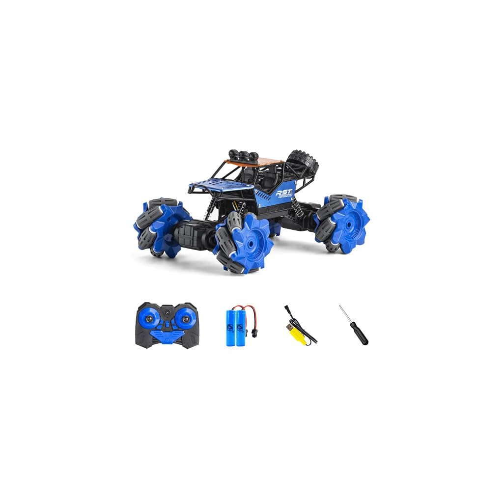 Zgs Remote Control Le-Hoki Remote Control Car for Boys, 1:16 All Terrain RC Car, 4WD High ...