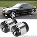 Duokon 2pcs Control Arm Rear Upper Bushing,Silver black Replacement Arm Bushing Rear Control Arm Upper Bushing for E36 E46 E85 Z4 33321140345