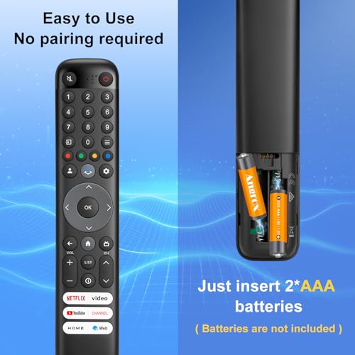 para Mando-TCL-Smart-TV, Universal para Todos los Original TCL TV, con 6 teclas de acceso directo