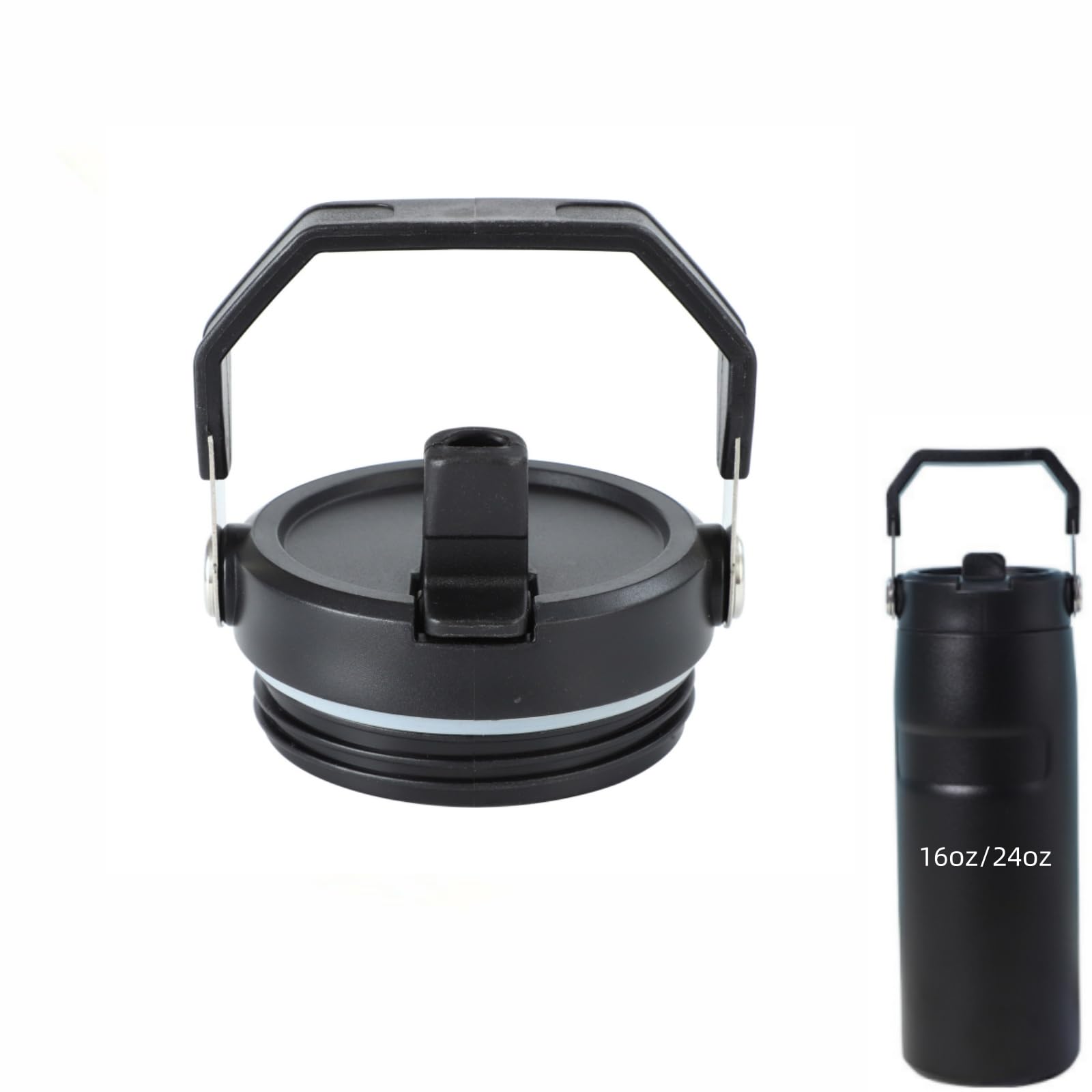 Photo 1 of 1PC Tumbler Lid Replacement Fit for Stanley IceFlow Flip Straw 2.0 Water Bottle 16OZ/24OZ(Not Fit for Stanley IceFlow Flip 20oz 30oz Water Bottle)