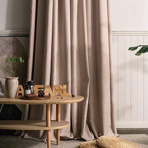Napearl ピンチプリーツカーテン フック付き 部屋を暗くする窓用カーテン 新着 寝室用 プレミアム断熱遮光カーテン 幅42 長さ96 1枚 X ベージュ