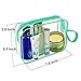 TSA Approved Toiletry Bag with Durable Zipper, Clear Toiletry Bag for Liquid Bottles/Cosmetic 3-1-1 Travel Toiletry Bag with Handle Strap, Quart Size Carry on Makeup Pouch 3 Packs (HLAN)