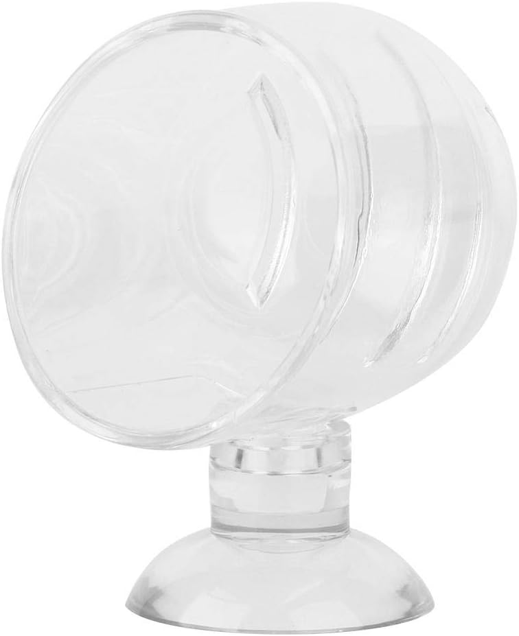Aquarium Red Worm Fish Feeder Transparent Suction Cup Fish Tank Feeding Cup Food Container for Feeding Shrimp Fish(Acrylic Crack Cup) - Image 5