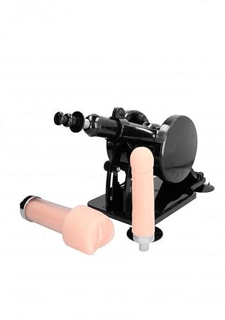 Shots - Sexmachine /Fick Machine mit Fernbedienung und 2 Aufsatze