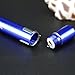 LED Penlight White Color Pen Light 2PCS Diagnostic Reusable with Pupil Gauge for Doctors Nurses, Durable Batteries Free, Blue and Purple