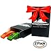 VnSupertramp Emergency Whistle Survival (2 Pack) with Long Lanyard 18 Inches and Large Clip - Premium ABS Plastic Super Loud for Boating Kayaking Diving Marine Camping Hiking - Portable and Compact