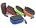 Travel Case for Airpods Case; Otium Bluetooth Headphones; Powerbeats3 Wireless in-Ear; Sennheiser CX 685, OCX 685i, PMX 685i; Skullcandy Ink'd 2 Earbud, TaoTronics TT-BH06, Black with Blue Zip