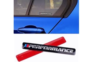 QOMAGO Car 3 Color Classic Badge Metal Sticker is Suitable for car Windshield Side Mudguard Bumper Trunk Hood and car Interior and so on（2PCS Black）