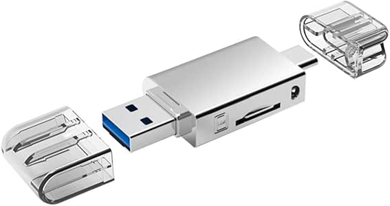 Amazon.com: Zinc Alloy USB Type-C Micro SD/NM Card Dual use Card Reader ...