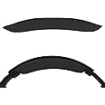 Geekria Protein Leather Headband Pad Compatible with Sony MDR-100ABN Headphones Replacement Band, Headset Head Top Cushion Cover Repair Part (Black)