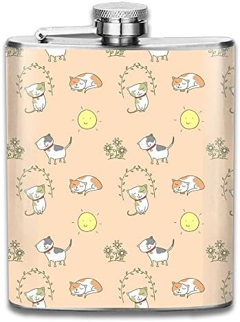 Sunny Cats Fashion Stainless Steel 100% Leakproof Hip Flask