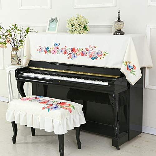 アップライト ピアノカバー ピアノ掛け 魚柄 モンステラ フラミンゴ ハワイ ハーフカバー 直立型 電子ピアノ用 おしゃれ 田園風 北欧 シンプル 滑り止め 防塵 単品