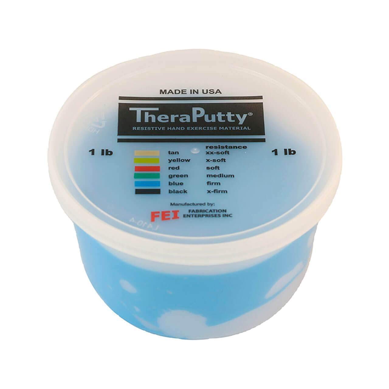 Cando TheraPutty - Therapeutic modelling clay - 1 lb - blue (strong)