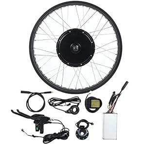 DAUERHAFT E-bike Conversion Kit Sturdy E-bike Panel Kit,for 48V 1000W Motor(Backdrive)