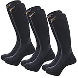 (3 Pack) 20-30mmHg Compression Socks, great for sports, work, Travel. Includes graduated compression, extra footbaed padding and coolmax comfort