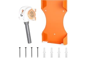 KeeTidy Trimmer Rack Wall Mount, 8 Inch Heavy Duty Weed Eater Hanger, Garden Tool Holder Organizer for Garage (1 Pack Handhel