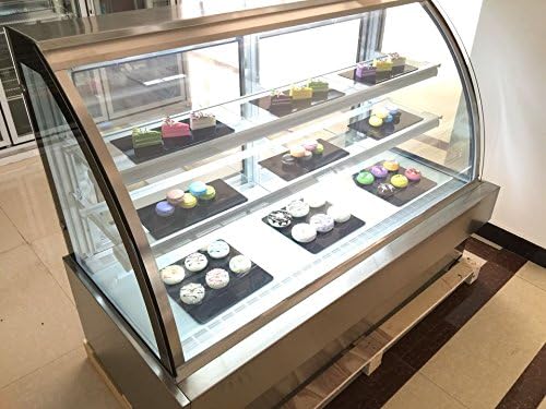 71 ins stainless steel SHOW BAKERY PASTRY DELI CASE REFRIGERATOR refrigerated RESTAURANT EQUIPMENT
