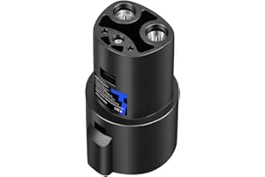 LaTough J1772 to Tesla Charger Adapter Ideal Tesla Accessories 80AMP/250V/AC for Tesla Model S/3/X/Y Fast Charging Compatible with J1772 Charger Station Level 1/2 with Lock