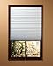 Achim 54006101698 1-2-3 Shade Vinyl Room Darkening Temporary Pleated Shades